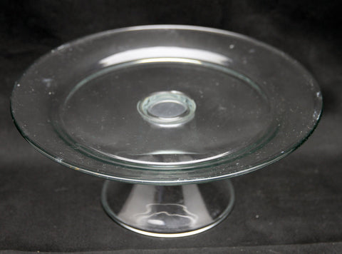 10 inch Clear Glass Cake Stand