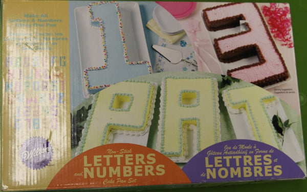 Non-stick Letters and Numbers Cake Pan Set