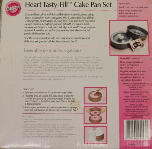 Heart Tasty Fill Cake Pan Set