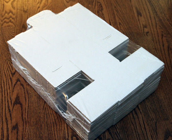 4x4x4 White Cardboard Mailers