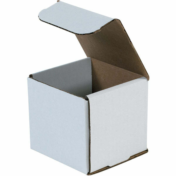 4x4x4 White Cardboard Mailers